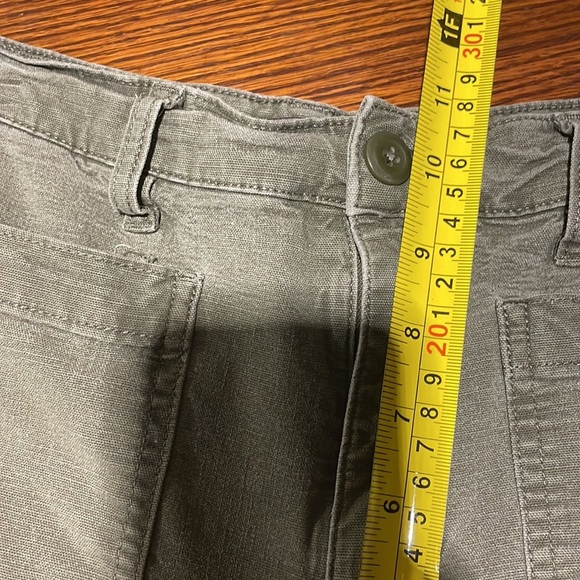 J.Crew Point Sur wide leg cropped trousers 28. Dark green - Picture 6 of 15